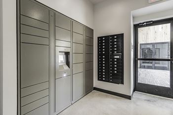 Secured package lockers